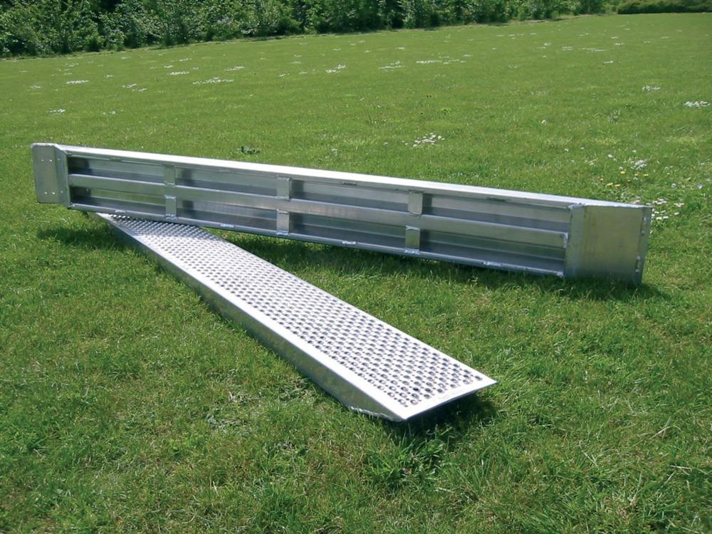 NEUTRAL Auffahrschiene o.Rand Alu1500 mm, 400 kg PAAR