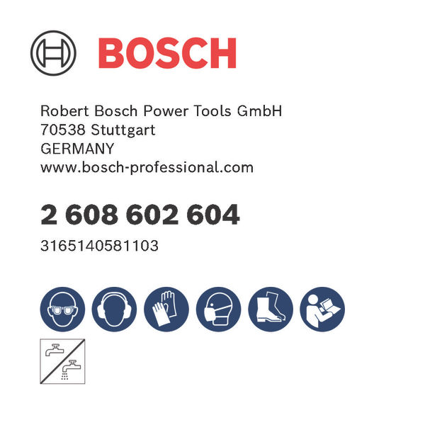 BOSCH Diamanttrennscheibe Standard for Stone, 400 x 20,00/25,40 x 3,2 x 10 mm BOSCH Diamanttrennscheibe Standard for Stone, 400 x 20,00/25,40 x 3,2 x 10 mm