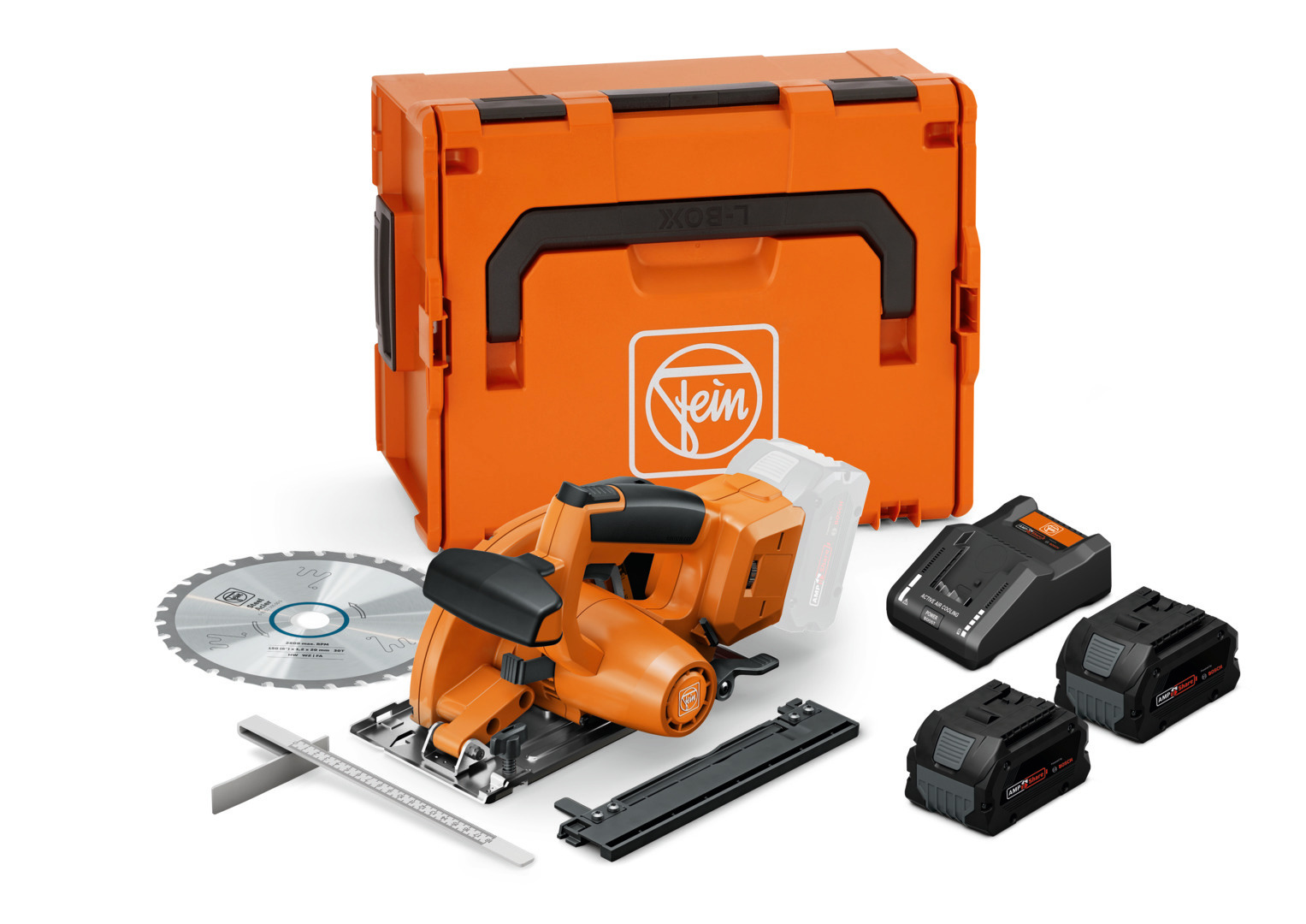 FEIN Kompakte Akku-Handkreissäge für Metall F-IRON Cut 57 AS Set 2 x 8 Ah FEIN Kompakte Akku-Handkreissäge für Metall F-IRON Cut 57 AS Set 2 x 8 Ah