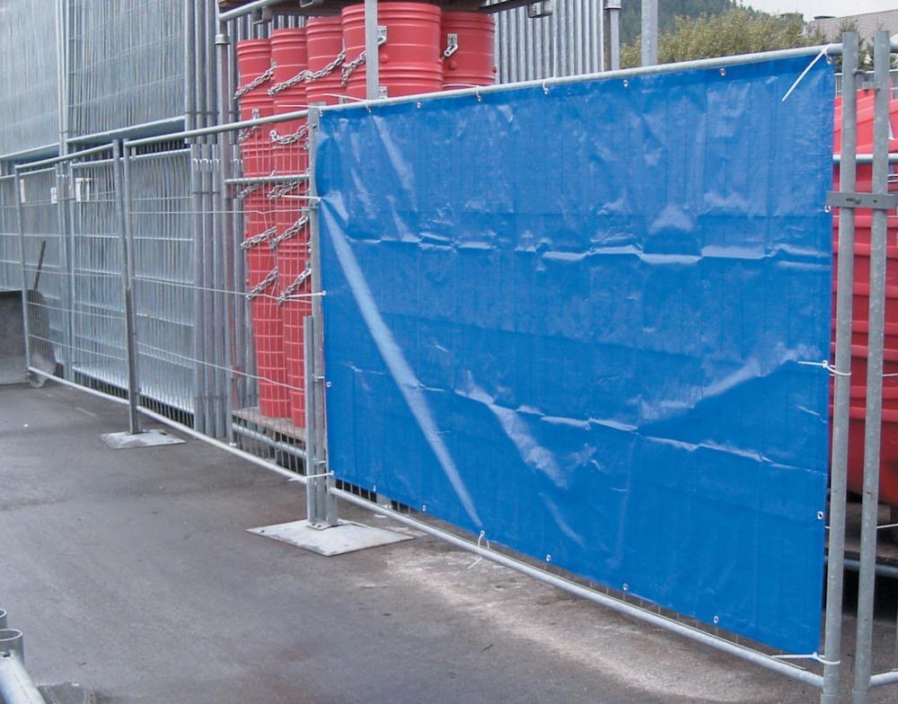NEUTRAL Bauzaunplane, blau 1,76m x 3,41m
