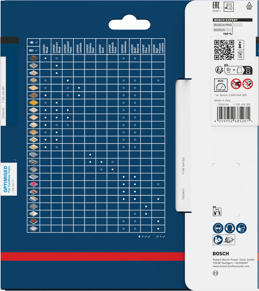 BOSCH EXPERT Fiber Cement Kreissägeblatt, 165x20 mm, Z4 BOSCH EXPERT Fiber Cement Kreissägeblatt, 165x20 mm, Z4