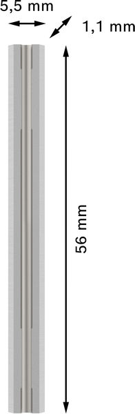 BOSCH PRO Hobelmesser, 56 x 5,5 x 1,1 mm, 10 Stk