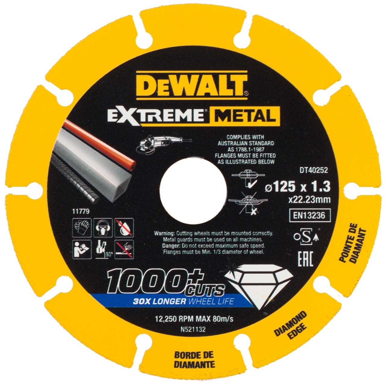 DEWALT Extreme Diamanttrennscheibe Ø125 mm