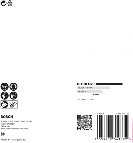 BOSCH EXPERT C470 Schleifscheibe, 115mm, K240, 8 Löcher, 5-tlg. BOSCH EXPERT C470 Schleifscheibe, 115mm, K240, 8 Löcher, 5-tlg.