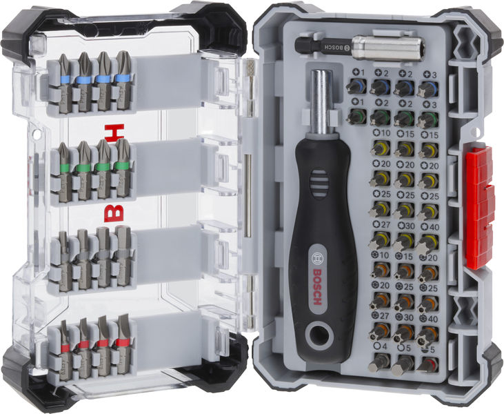 BOSCH Extra Hard Schrauberbitsatz, 50-tlg. BOSCH Extra Hard Schrauberbitsatz, 50-tlg.