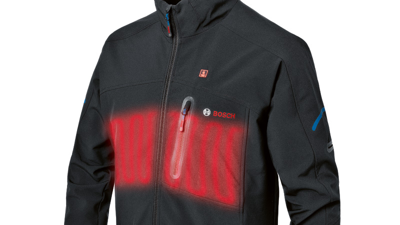 BOSCH Beheizbare Jacke GHJ 12+18V XA L, 1 x Akku GBA 12V 2.0Ah, Ladegerät BOSCH Beheizbare Jacke GHJ 12+18V XA L, 1 x Akku GBA 12V 2.0Ah, Ladegerät