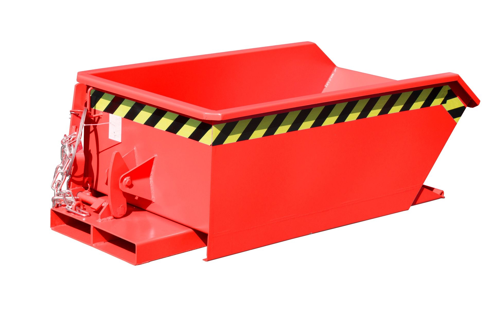 BAUER Mini-Kippbehälter MGU 230, lackiert, RAL 3000 Feuerrot