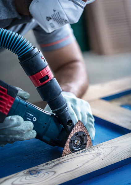 BOSCH EXPERT Sanding Plate AVZ 90 RT6 Blatt für Multifunktionswerkzeuge, 90 mm