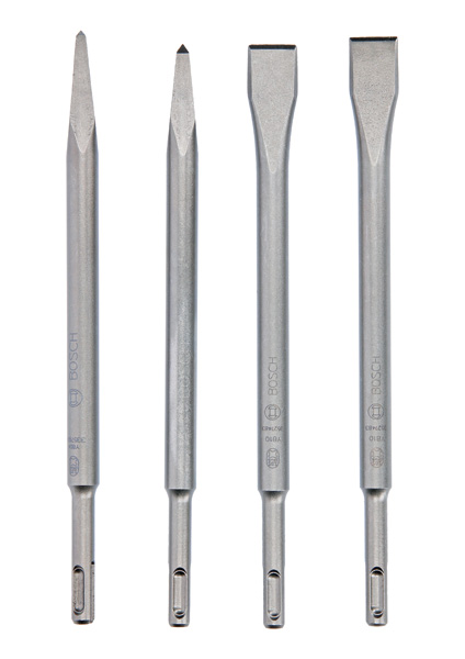 BOSCH SDS plus Meißelset, 4-tlg. BOSCH SDS plus Meißelset, 4-tlg.