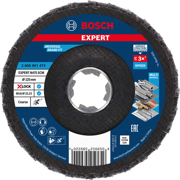 BOSCH EXPERT N475 SCM Lamellenscheibe, 125mm, grob