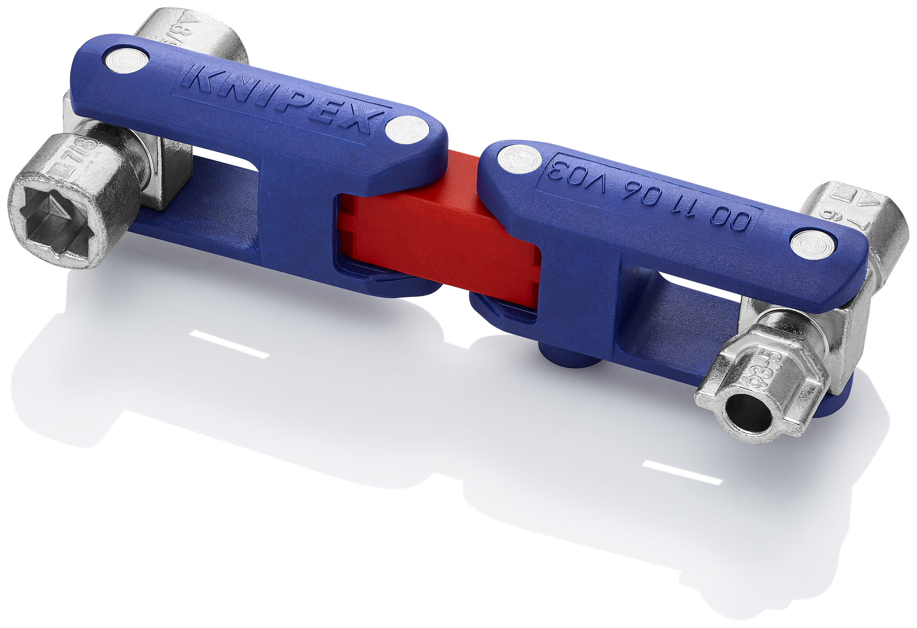 KNIPEX KNIPEX 00 11 06 V03 Schaltschrankschlüssel Double-Joint 62 mm