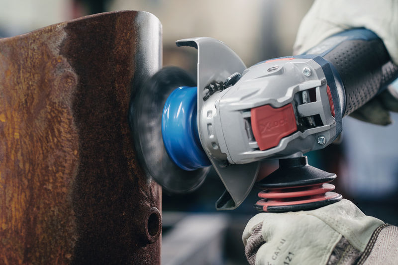 BOSCH X-LOCK Topfbürste 75 mm, gewellte Messingbürsten
