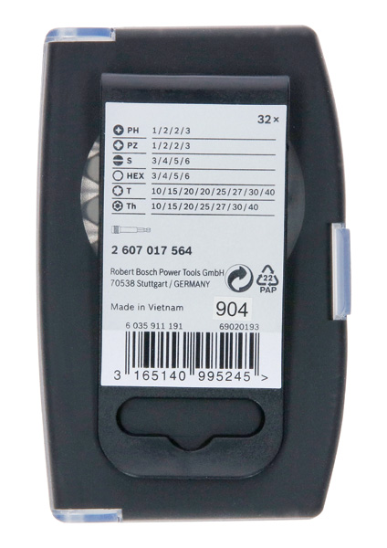 BOSCH 32-tlg. Extra Hard-Schrauberbit-Set Professional