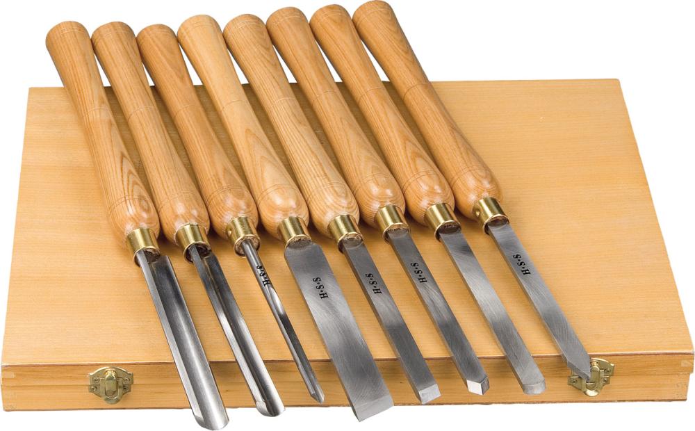 HOLZSTAR Drechseleisen-Set 8-teilig HOLZSTAR Drechseleisen-Set 8-teilig