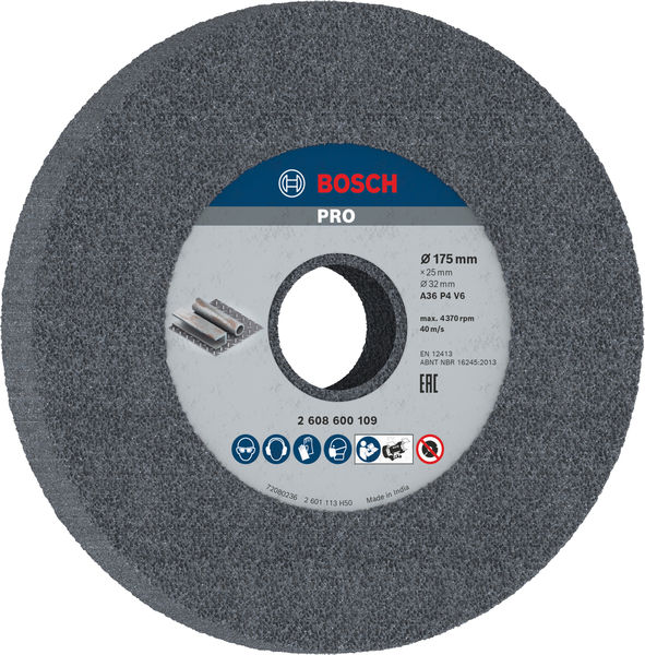 BOSCH PRO Metal Schleifscheibe, 175 x 25 x 32 mm, G36 BOSCH PRO Metal Schleifscheibe, 175 x 25 x 32 mm, G36