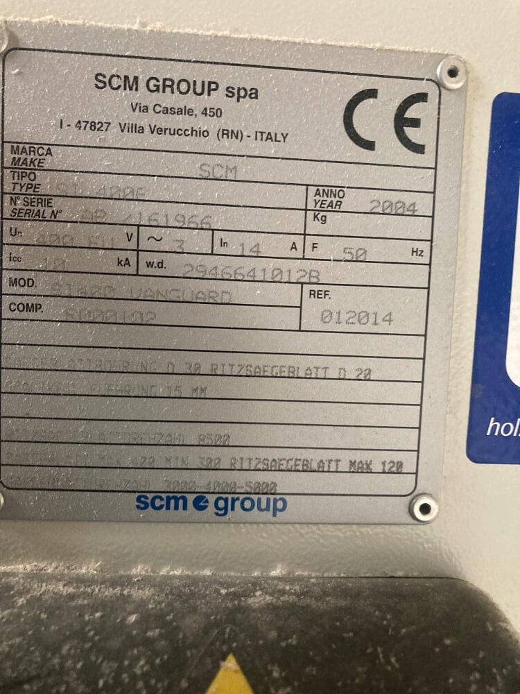 SCM Formatkreissäge SI 400 E