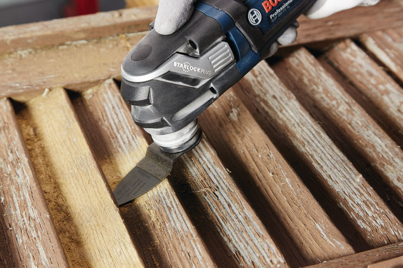 BOSCH Starlock Schleifset AVZ 93 G/90 RT6/32 RT4, Wood & Paint Schleifpapier (3x)