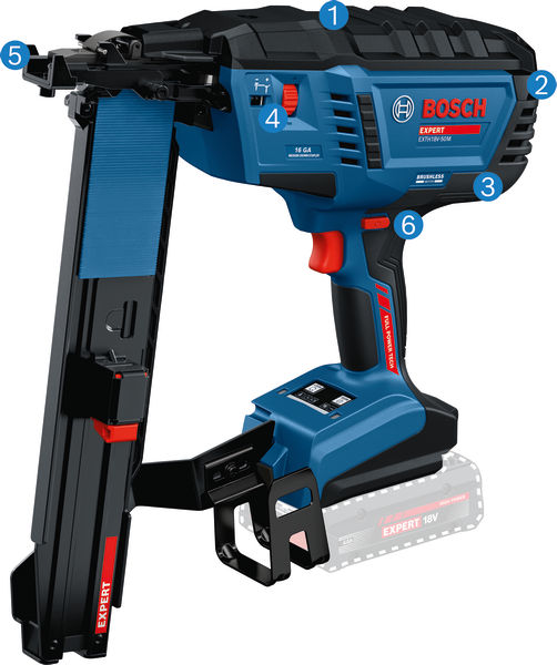 BOSCH EXPERT Akku-Holzklammerer EXTH18V-50M, XL-BOXX BOSCH EXPERT Akku-Holzklammerer EXTH18V-50M, XL-BOXX