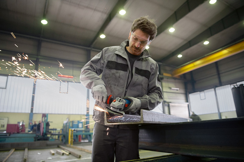 BOSCH Winkelschleifer GWS 17-125 SB in Kartonschachtel
