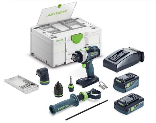 FESTOOL Akku-Schlagbohrschrauber QUADRIVE TPC 18/4 5,0/4,0 I-Set FESTOOL Akku-Schlagbohrschrauber QUADRIVE TPC 18/4 5,0/4,0 I-Set