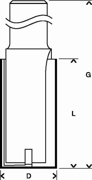 BOSCH Nutfräser Expert for Wood, Carbide, 12 mm, D1 12 mm, L 38,1 mm, G 80 mm BOSCH Nutfräser Expert for Wood, Carbide, 12 mm, D1 12 mm, L 38,1 mm, G 80 mm