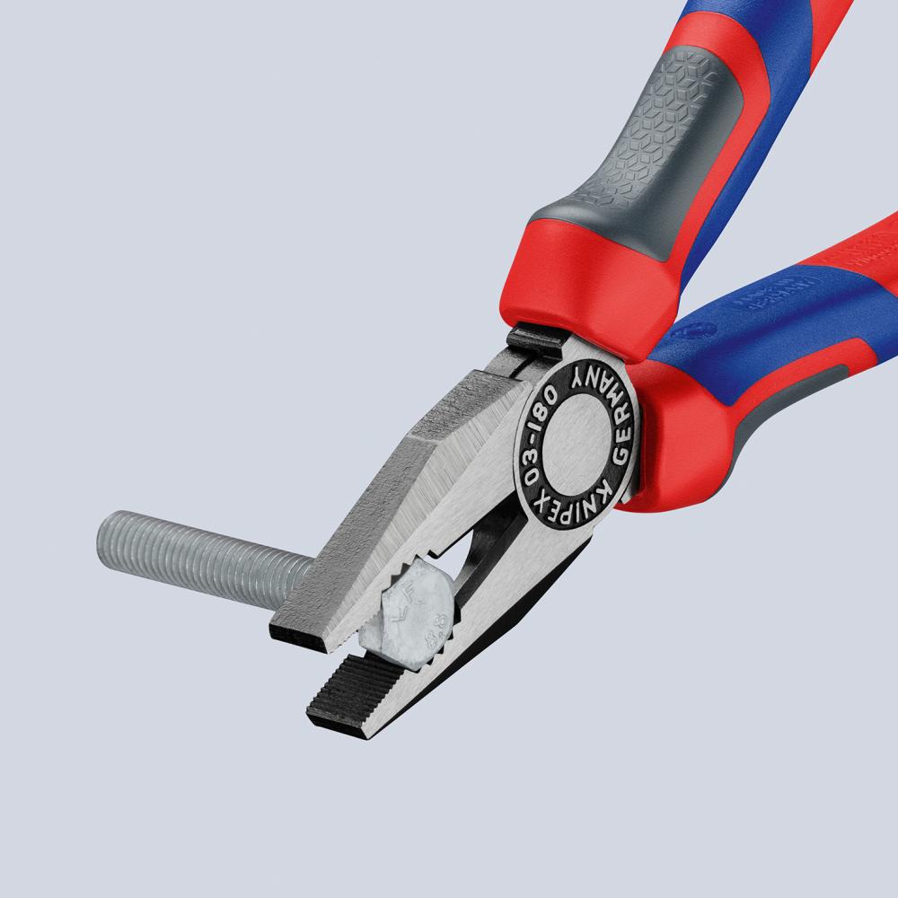 KNIPEX Kombizange schwarz atramentiert 180 mm KNIPEX Kombizange schwarz atramentiert 180 mm