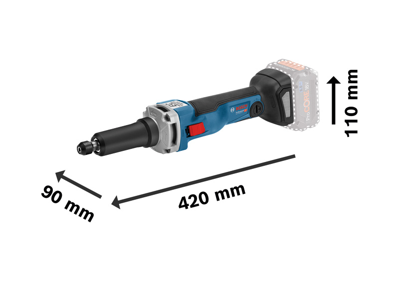 BOSCH Akku-Geradschleifer 18V GGS 18V-23 LC in L-BOXX BOSCH Akku-Geradschleifer 18V GGS 18V-23 LC in L-BOXX