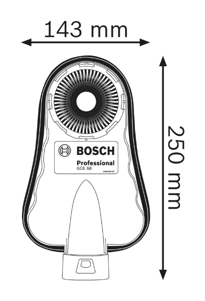 BOSCH Absaugvorrichtung, Systemzubehör GDE 68 BOSCH Absaugvorrichtung, Systemzubehör GDE 68