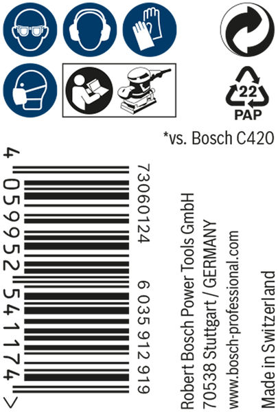 BOSCH EXPERT M480 Schleifnetzrolle, 93x5000mm, K15 BOSCH EXPERT M480 Schleifnetzrolle, 93x5000mm, K15