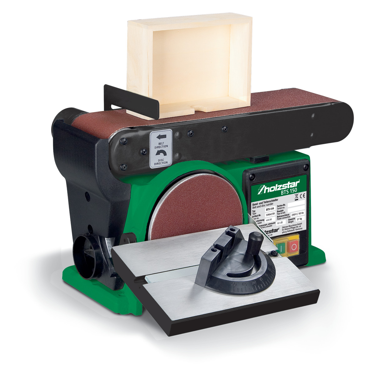 HOLZSTAR Band- und Tellerschleifmaschine BTS 150 HOLZSTAR Band- und Tellerschleifmaschine BTS 150