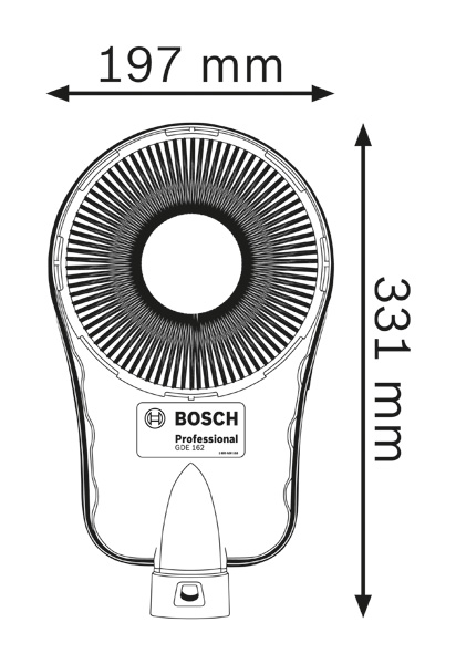 BOSCH Absaugvorrichtung GDE 162