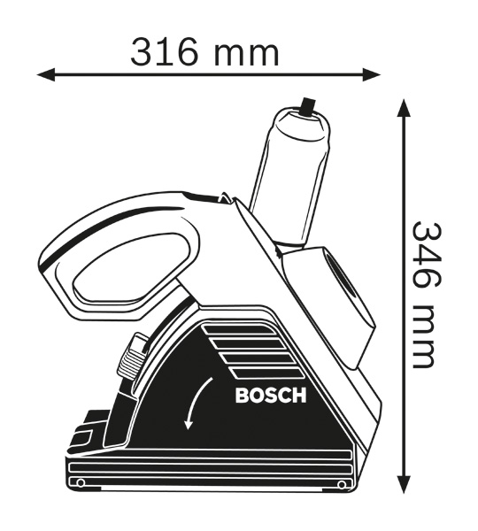 BOSCH Mauernutfräse GNF 35 CA BOSCH Mauernutfräse GNF 35 CA