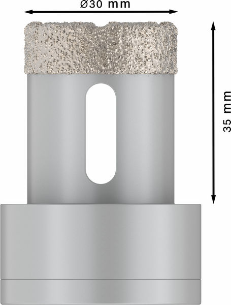 BOSCH PRO Ceramic dry Trockenbohrkrone, 30 x 35 mm, X-Lock BOSCH PRO Ceramic dry Trockenbohrkrone, 30 x 35 mm, X-Lock