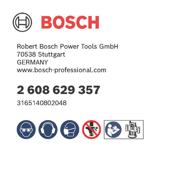 BOSCH Nutfräser Expert for Wood, Voll-Carbide, 8 mm, D1 6 mm, L 16 mm, G 51 mm