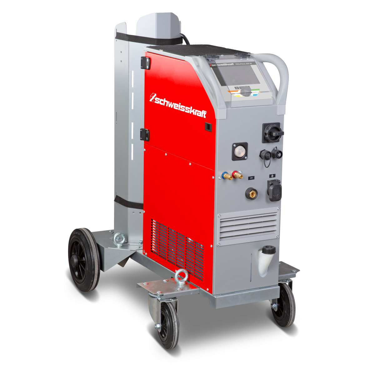STÜRMER MIG/MAG-Impulsschweißgerät Schweisskraft PRO-PULS 300 W (Fahrwagen Profi, Bedienfeld unten) Aktions-Set