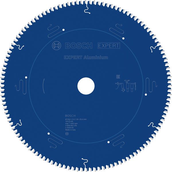 BOSCH EXPERT Aluminium Kreissägeblatt, 254x25,4 mm, Z120