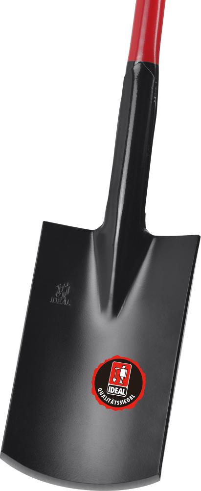 IDEAL Kraftspaten Gärtner Form Größe 2, Stiel 92cm