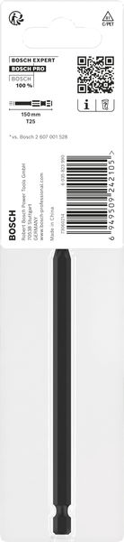 BOSCH PRO Torx Impact Bit, T25, 150 mm BOSCH PRO Torx Impact Bit, T25, 150 mm