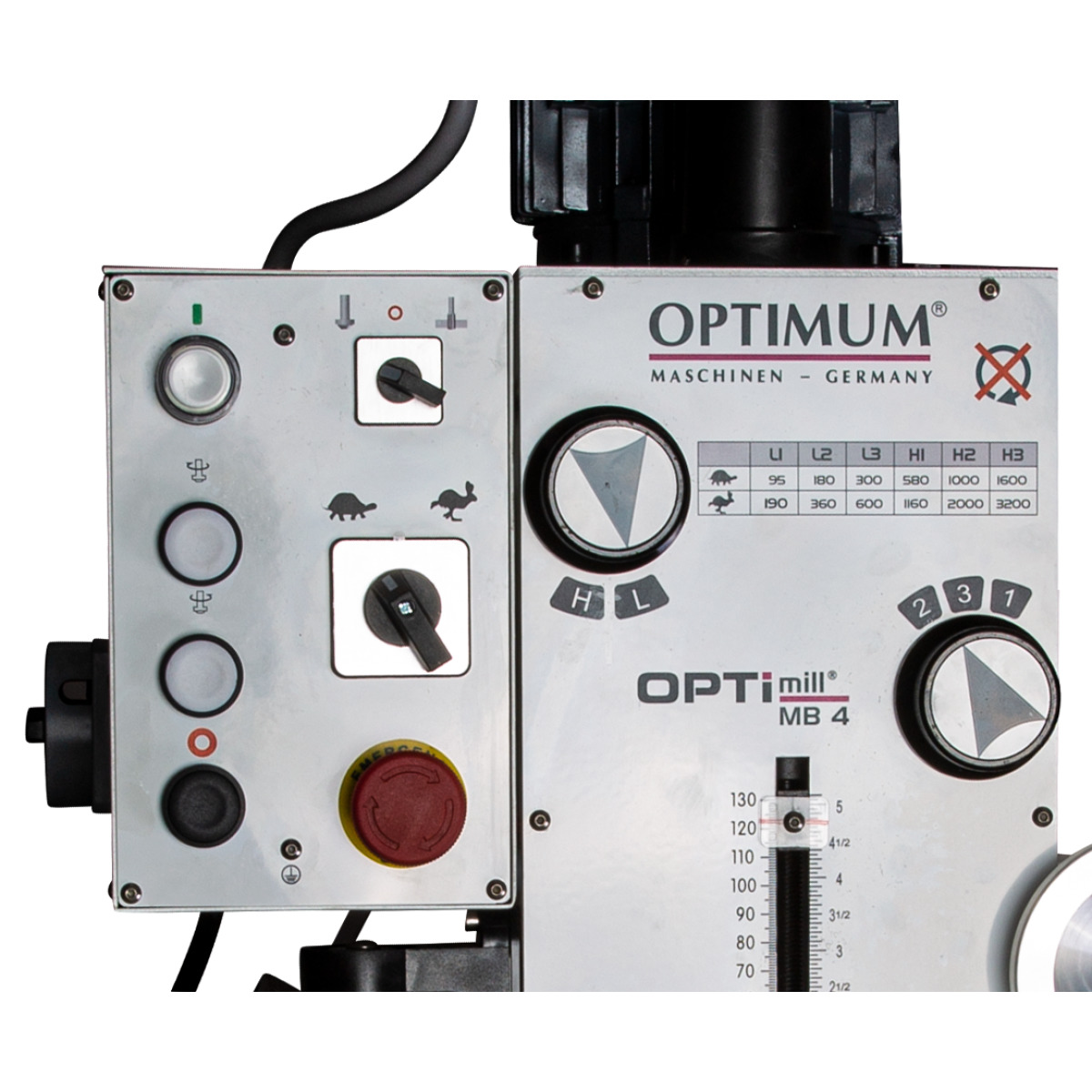 STÜRMER Präzisions-Bohr-Fräsmaschine Optimum OPTImill MB 4