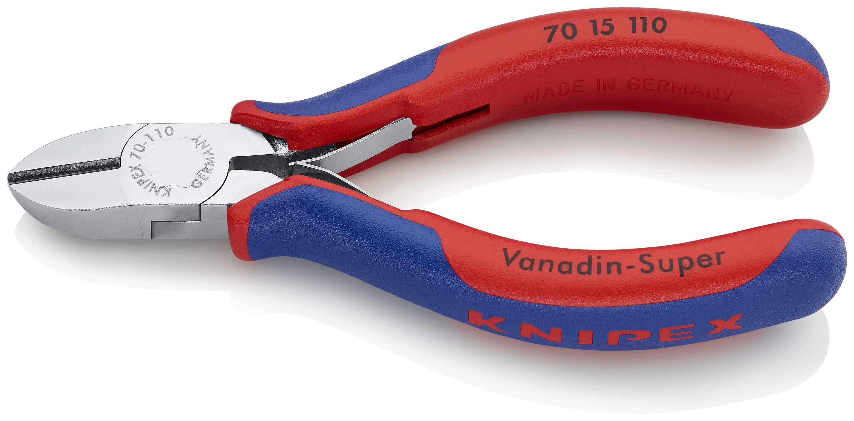 KNIPEX KNIPEX 70 15 110 Seitenschneider 110 mm verchromt mit Mehrkomponenten-Hüllen KNIPEX KNIPEX 70 15 110 Seitenschneider 110 mm verchromt mit Mehrkomponenten-Hüllen
