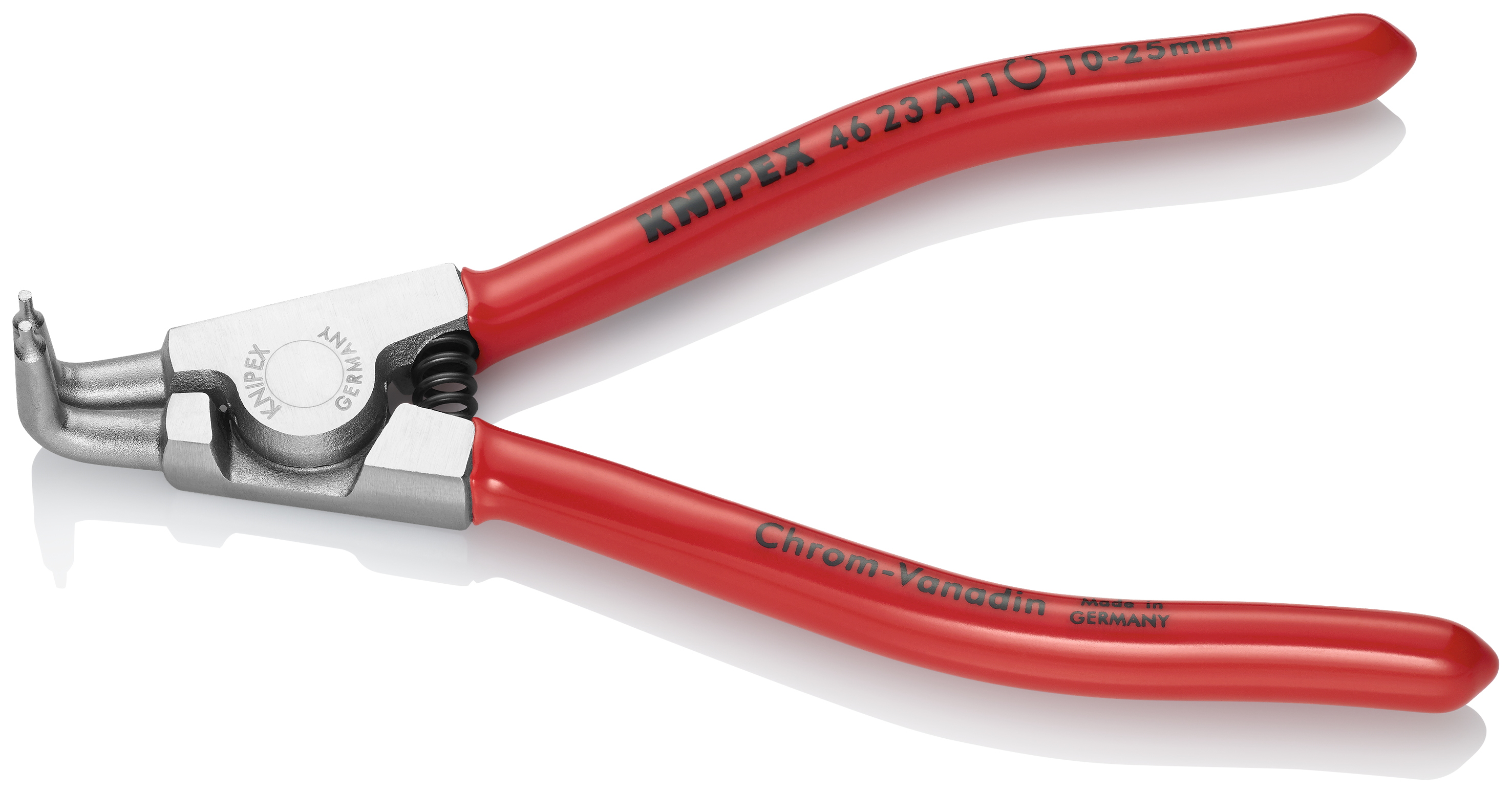 KNIPEX KNIPEX 46 23 A11 Sicherungsringzange für Außenringe auf Wellen 125 mm verchromt mit Kunststoff überzogen KNIPEX KNIPEX 46 23 A11 Sicherungsringzange für Außenringe auf Wellen 125 mm verchromt mit Kunststoff überzogen