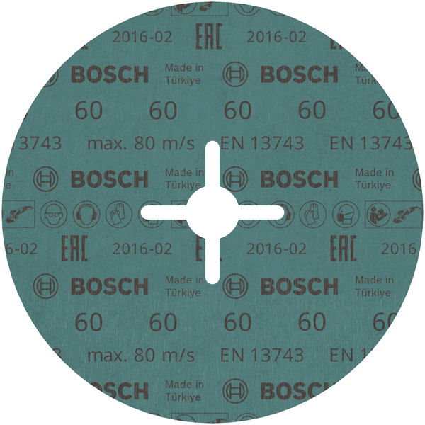 BOSCH PRO R574 Fiberscheibe, 180 mm, G60 BOSCH PRO R574 Fiberscheibe, 180 mm, G60