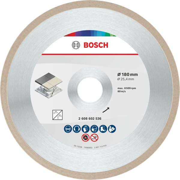 BOSCH Ceramic Trennscheibe, 180 x 7 mm, Bohrung 25,4 mm