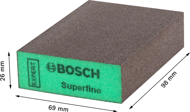 BOSCH EXPERT S471 Standard Schleifblock, 69x97x26mm, sehr fein BOSCH EXPERT S471 Standard Schleifblock, 69x97x26mm, sehr fein