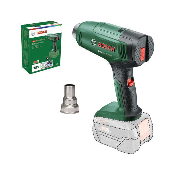 BOSCH Akku-Heißluftgebläse EasyHeat 18V-500