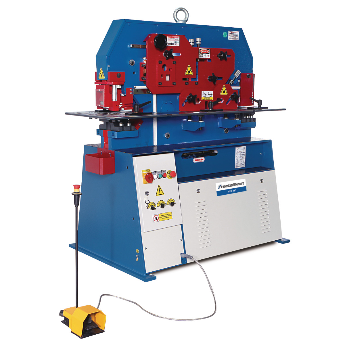 METALLKRAFT Kombinierte hydraulische Profilstahlscheren/Lochstanzen HPS 45S METALLKRAFT Kombinierte hydraulische Profilstahlscheren/Lochstanzen HPS 45S