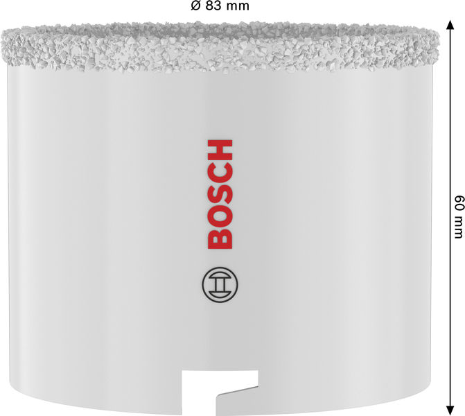 BOSCH Brick and Soft Tile Lochsäge mit Aufsteckhalter, 83 x 60 mm BOSCH Brick and Soft Tile Lochsäge mit Aufsteckhalter, 83 x 60 mm