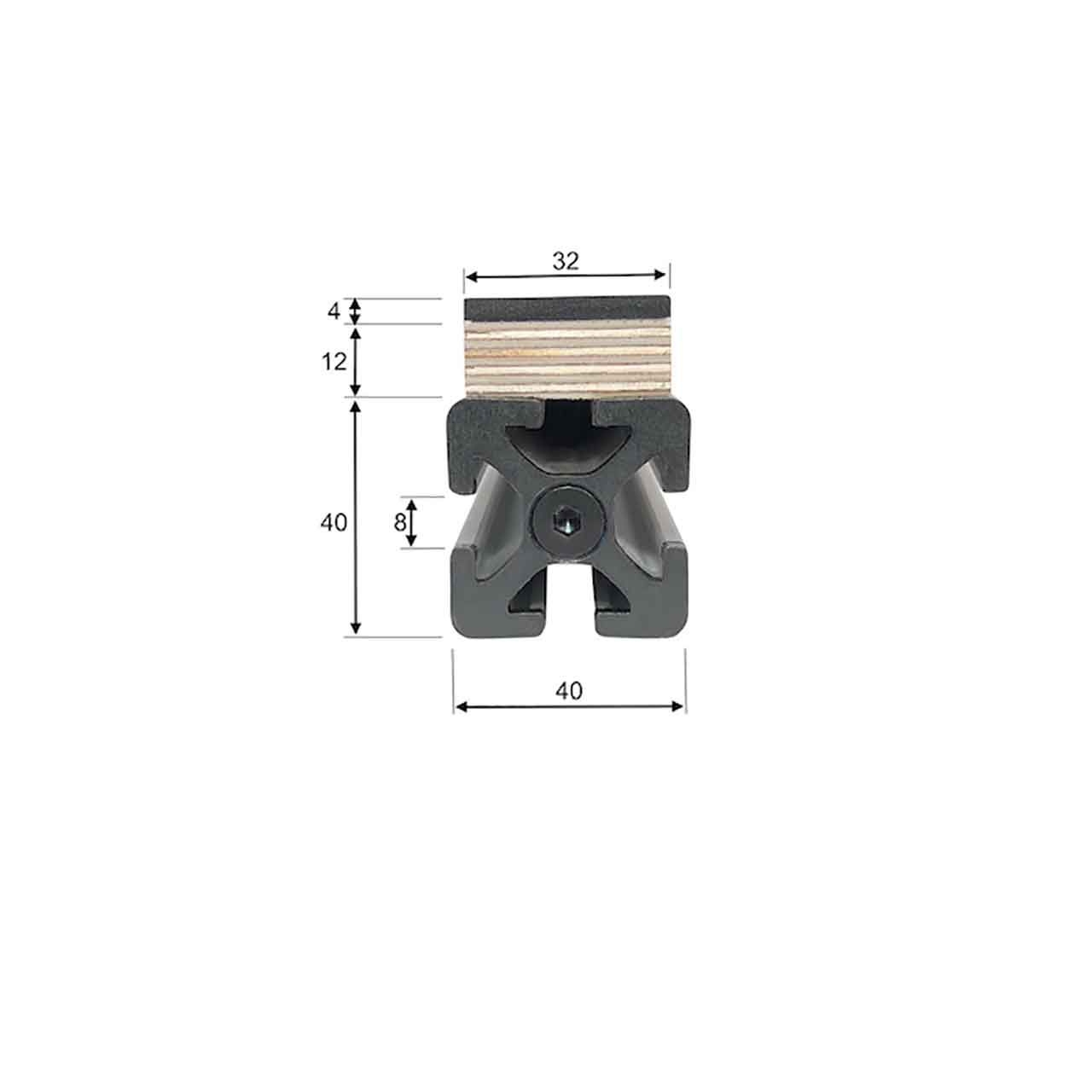 RUWI Auflageschiene 120 RUWI Auflageschiene 120