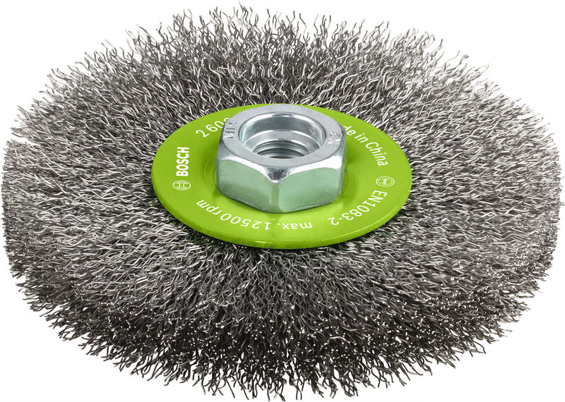 BOSCH PRO Stainless Steel clean Scheibenbürste, 115 x 0,3 mm, Gewinde BOSCH PRO Stainless Steel clean Scheibenbürste, 115 x 0,3 mm, Gewinde