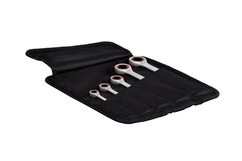 BOSCH Ratschen-Einmaulschlüssel-Set, 5-teilig BOSCH Ratschen-Einmaulschlüssel-Set, 5-teilig